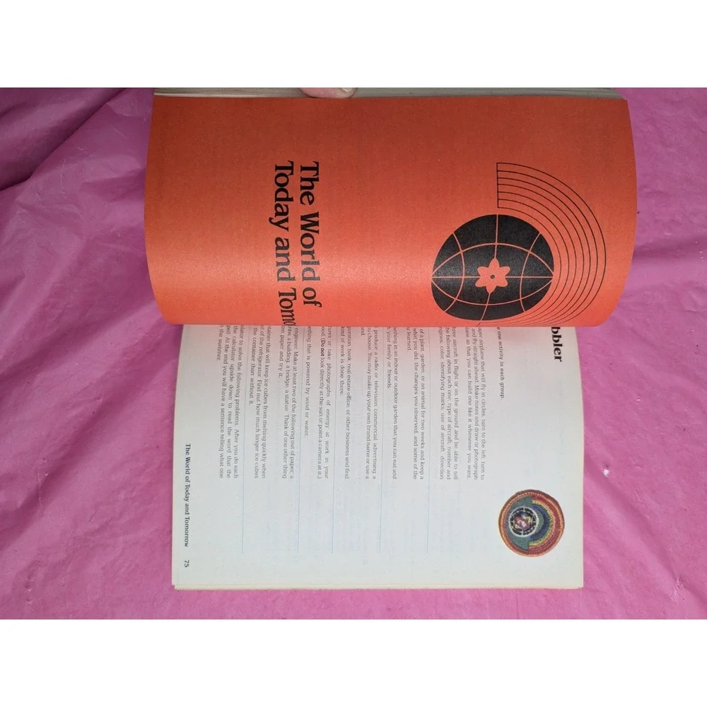 B1 Vintage 1980 Girl Scout Badges and‎ Signs paperback book USA